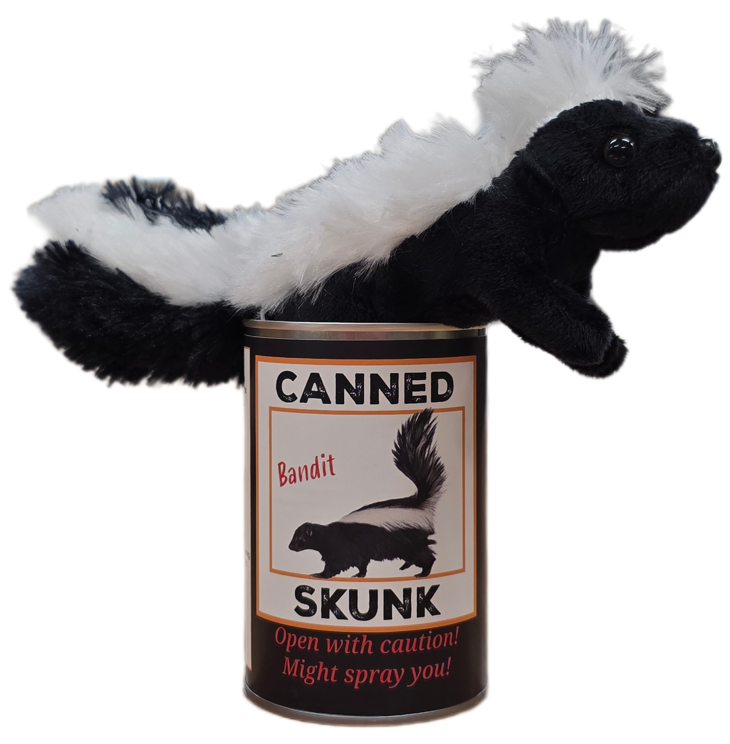Stinky the Canned Skunk | Stuffed Animal Plush w/Jokes