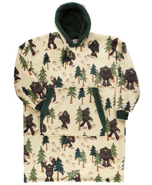 Lazy One Sasquatch Blanket Hoodie One Size