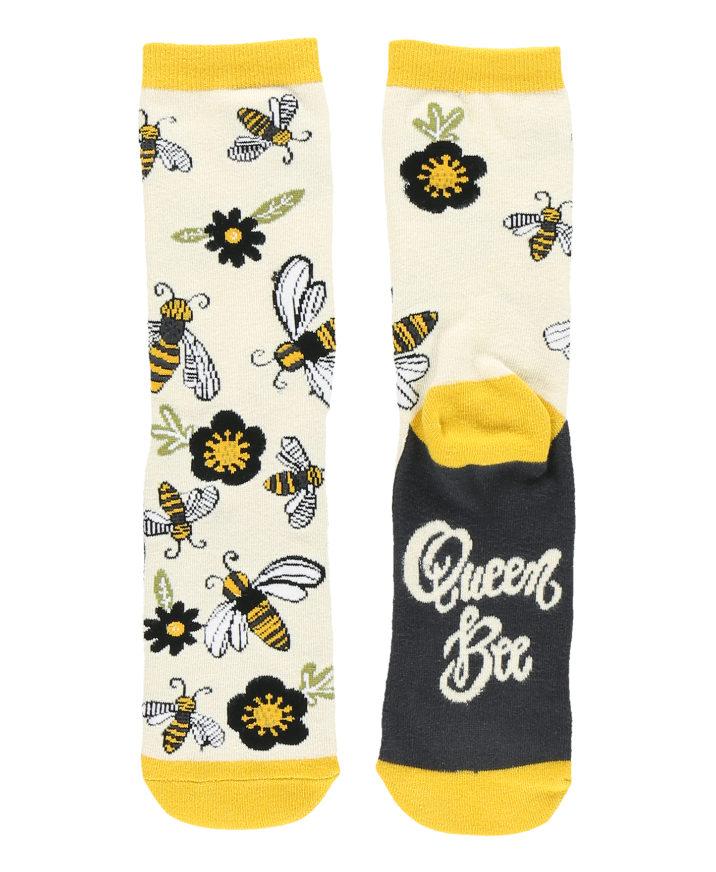 Queen Bee Adult Crew Sock One Size