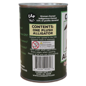 Rex the Canned Alligator | Stuffed Animal Plush w/Jokes