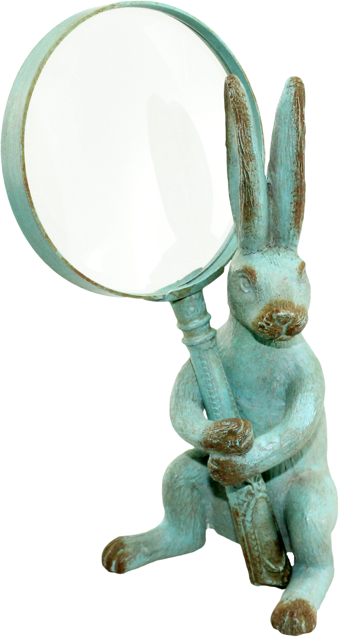 Rabbit Stand With Magnifying Glass