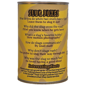 Slick the Canned Banana Slug | Stuffed Animal Plush w/Jokes