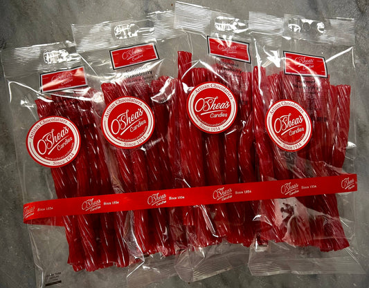 Gourmet Licorice Red Raspberry 1/2 Pound Bag- Thick Cut