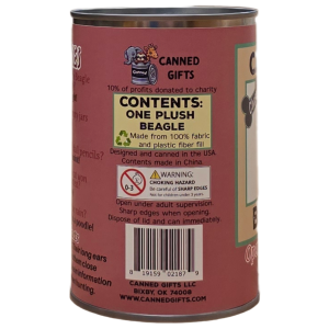 Chase the Canned Beagle Dog | Stuffed Animal Plush w/Jokes