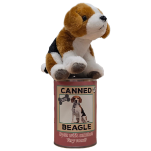 Chase the Canned Beagle Dog | Stuffed Animal Plush w/Jokes