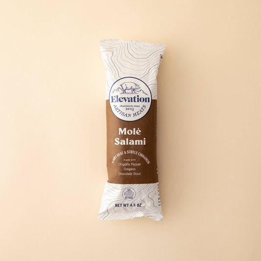 Elevation Artisan Meats  4.5 oz Mole Salami