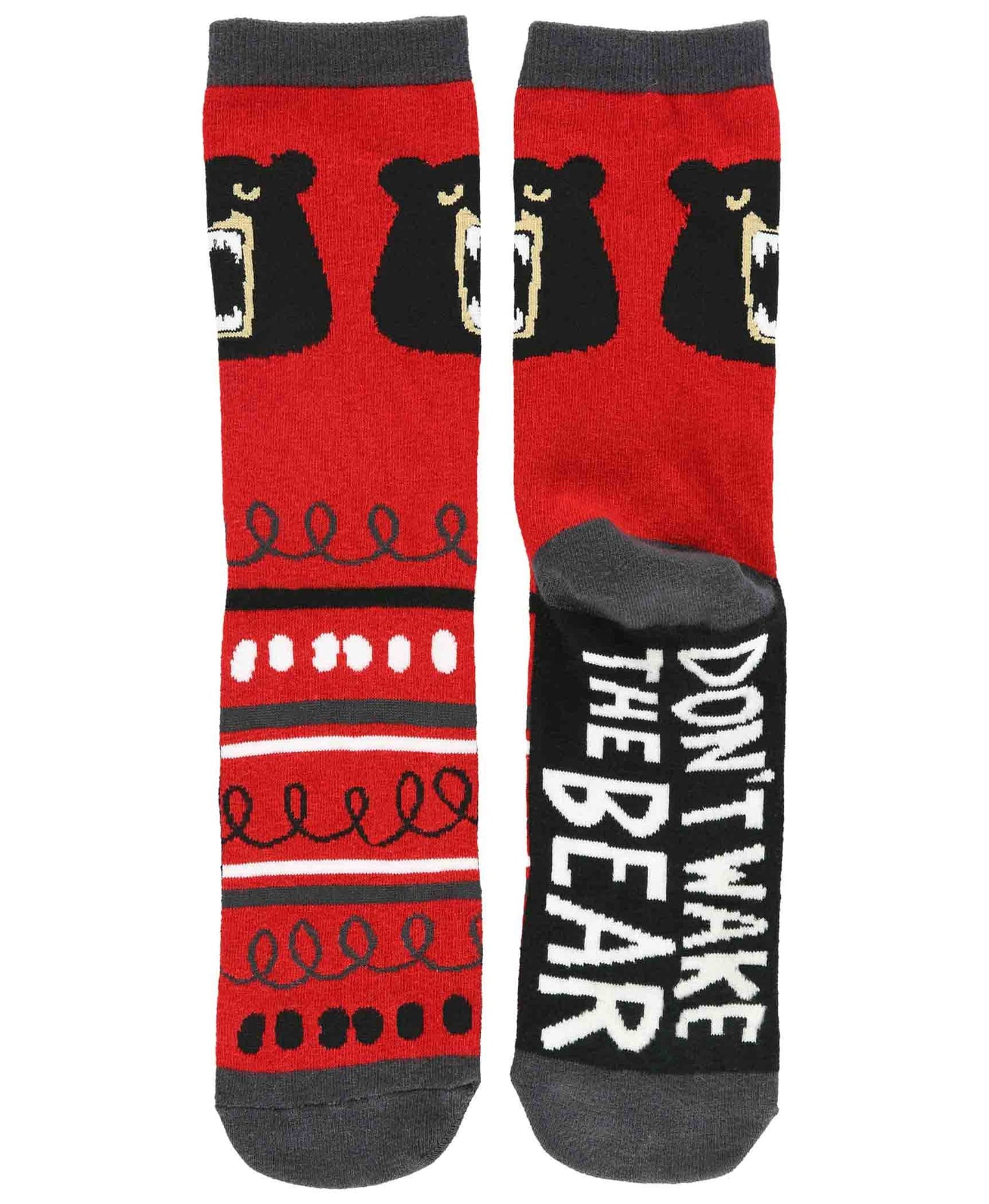 Don't Wake Bear Crew Socks