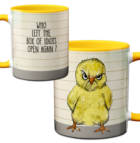 Idiot Box Chick Mug