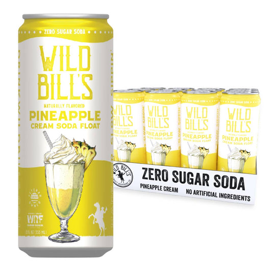 Pineapple - Zero Sugar Soda, Clean Ingredients, Cans