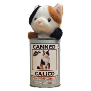 Snickerdoodle the Canned Calico | Stuffed Animal Plush w/Jokes