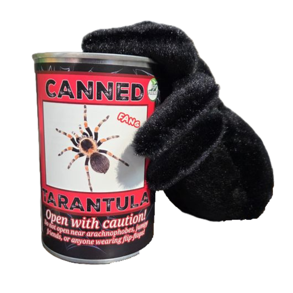 Canned Tarantula - Bug Insect Plush Gift in Can w/Jokes