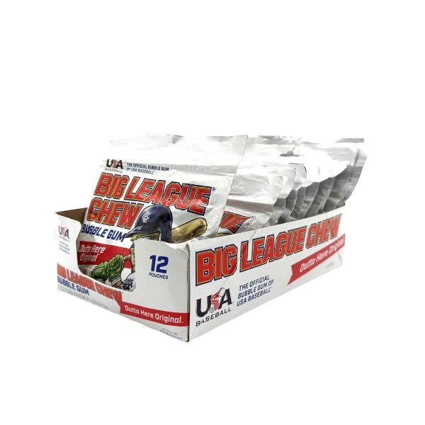 Big League Chew Outta Here Original Gum, Pouches