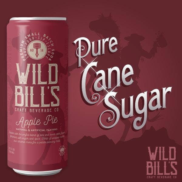 Apple Pie - Premium Cane Sugar Soda, Cans
