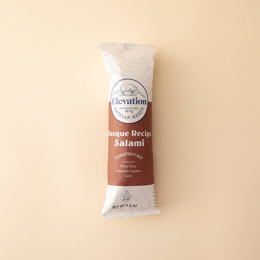 Elevation Artisan Meats Basque Recipe Salami 4.5 oz