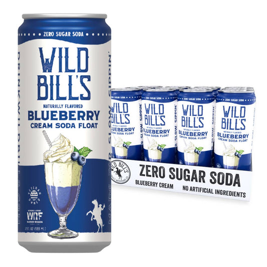 Wild Bill's Blueberry Zero Sugar Soda – Single Can