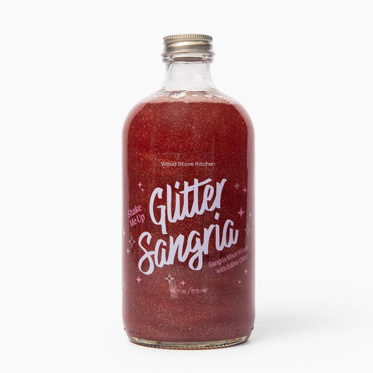 Glitter Sangria Non-Alcoholic Cocktail Mocktail Mix Syrup, 16 fl oz