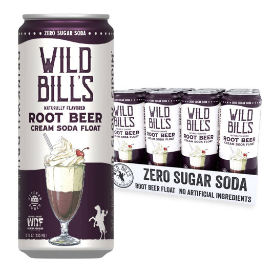 Wild Bill's Root Beer Zero Sugar Soda – Single Can