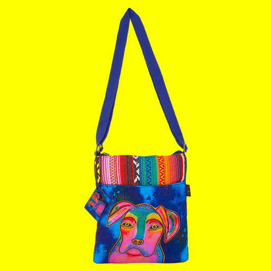 Colorful Dog Small Crossbody Bag Woof Purse