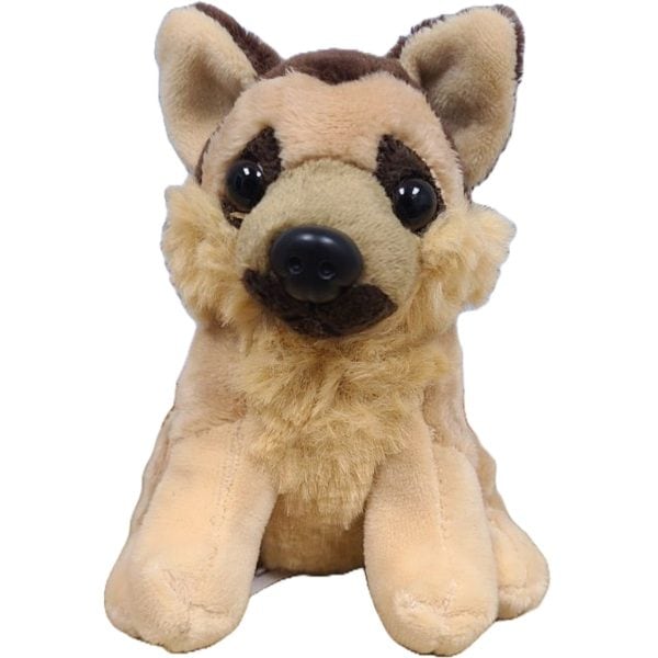 Hunter the Canned German Shepherd Dog | Stuffed Animal Plush w/Jokes