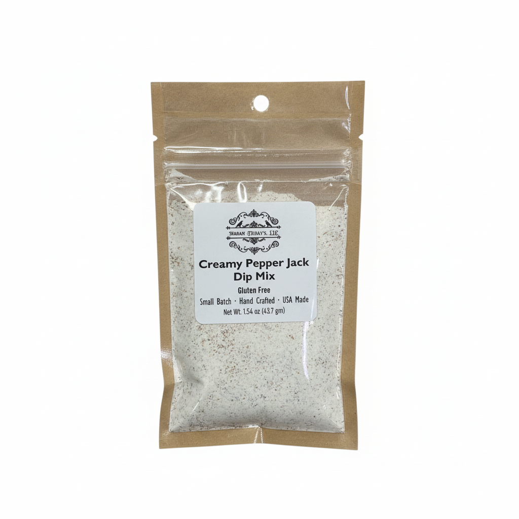 Madam Friday's Creamy Pepper Jack Dip Mix 1.54 oz gluten free small batch handcrafted